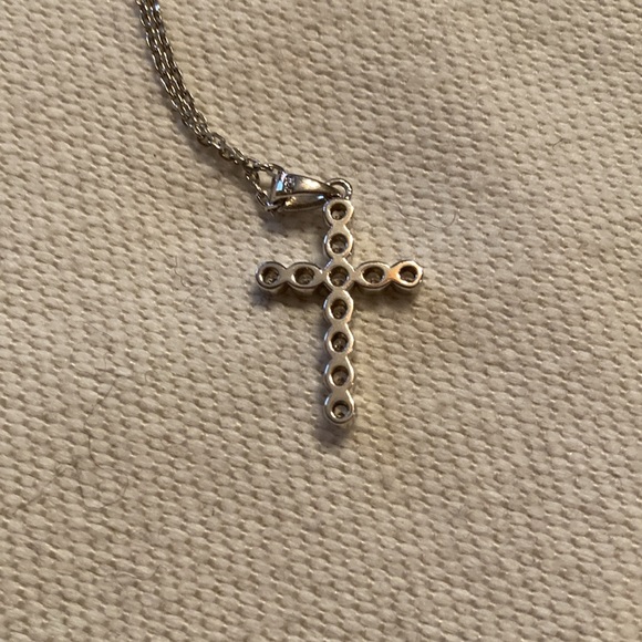Lisa Robertson Sterling Cross Necklace, 20”, new - Picture 3 of 5